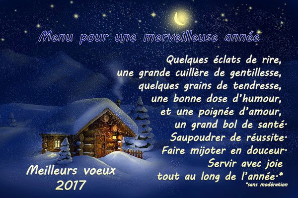 BONNE ET HEUREUSE ANNEE